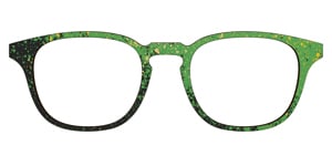 Green Splatter Optical Top